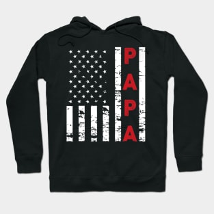 4th Of Julys Papa Usa Flag Tees Men Dad Grandpas Hoodie